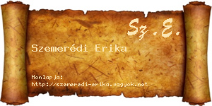 Szemerédi Erika névjegykártya